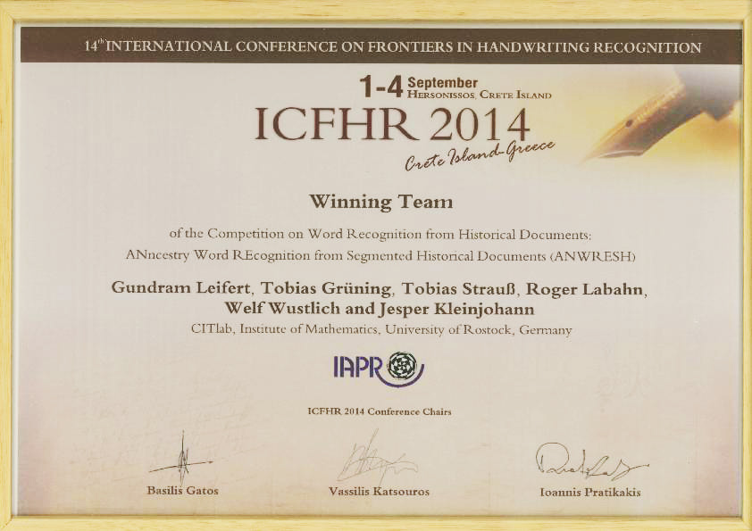 ICFHR · ANWRESH 2014