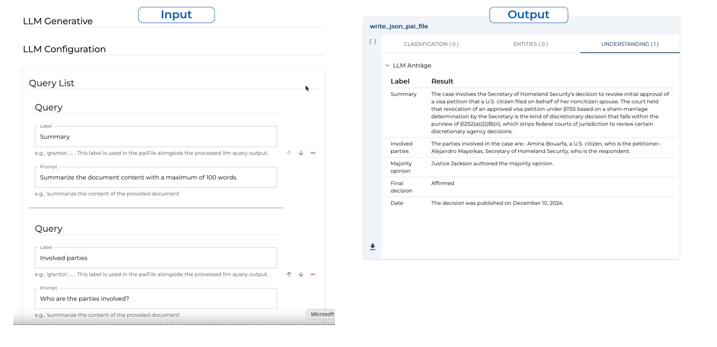 IDA Understanding Input/Output