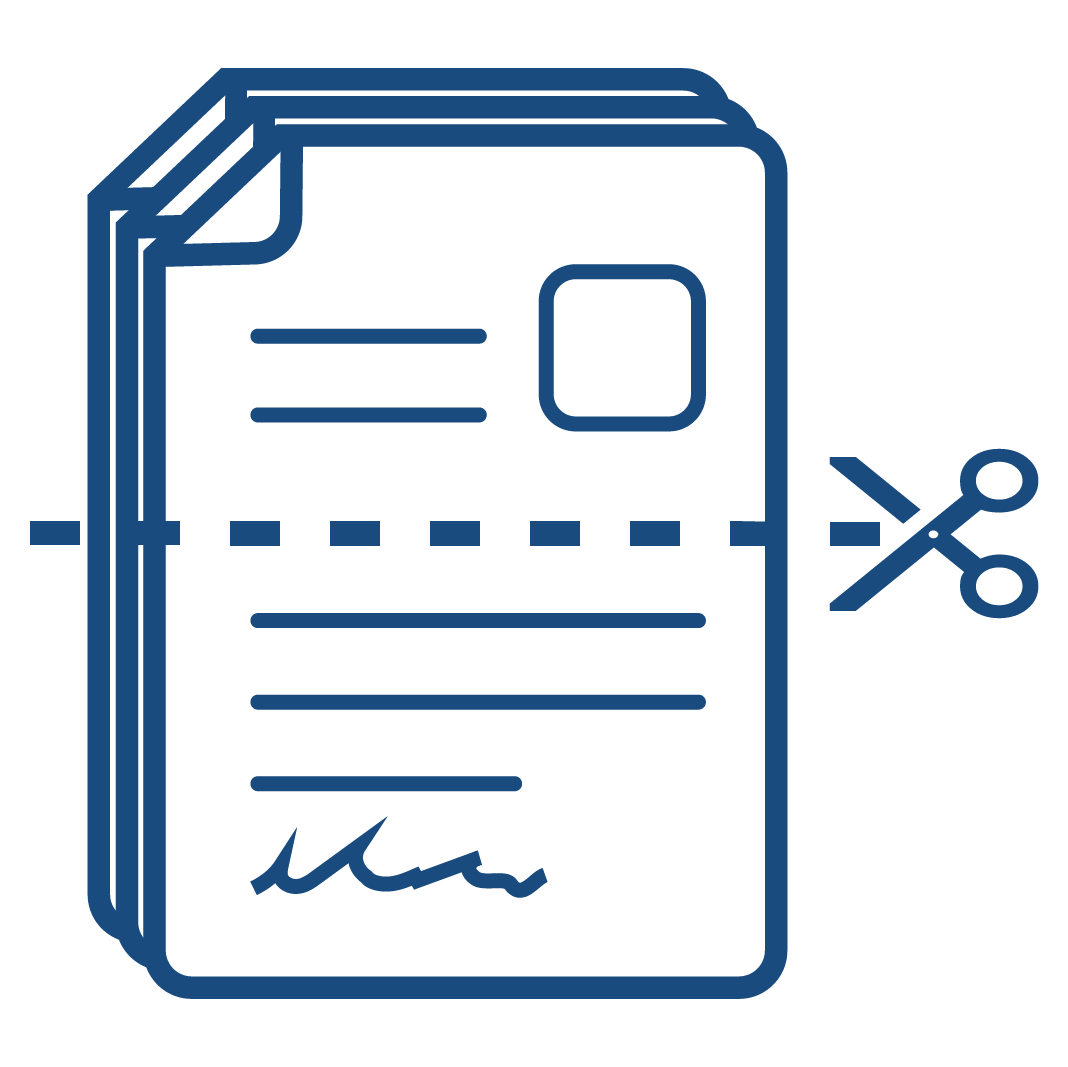 Icon Document Split