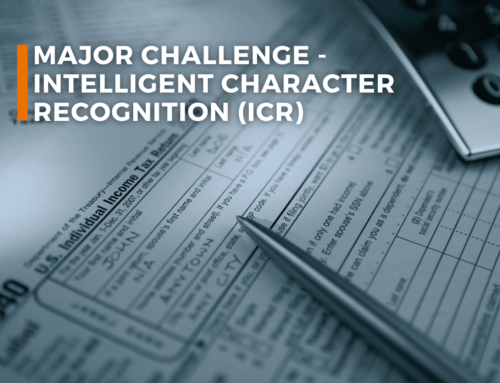Major Challenge – Intelligent Character Recognition (ICR)