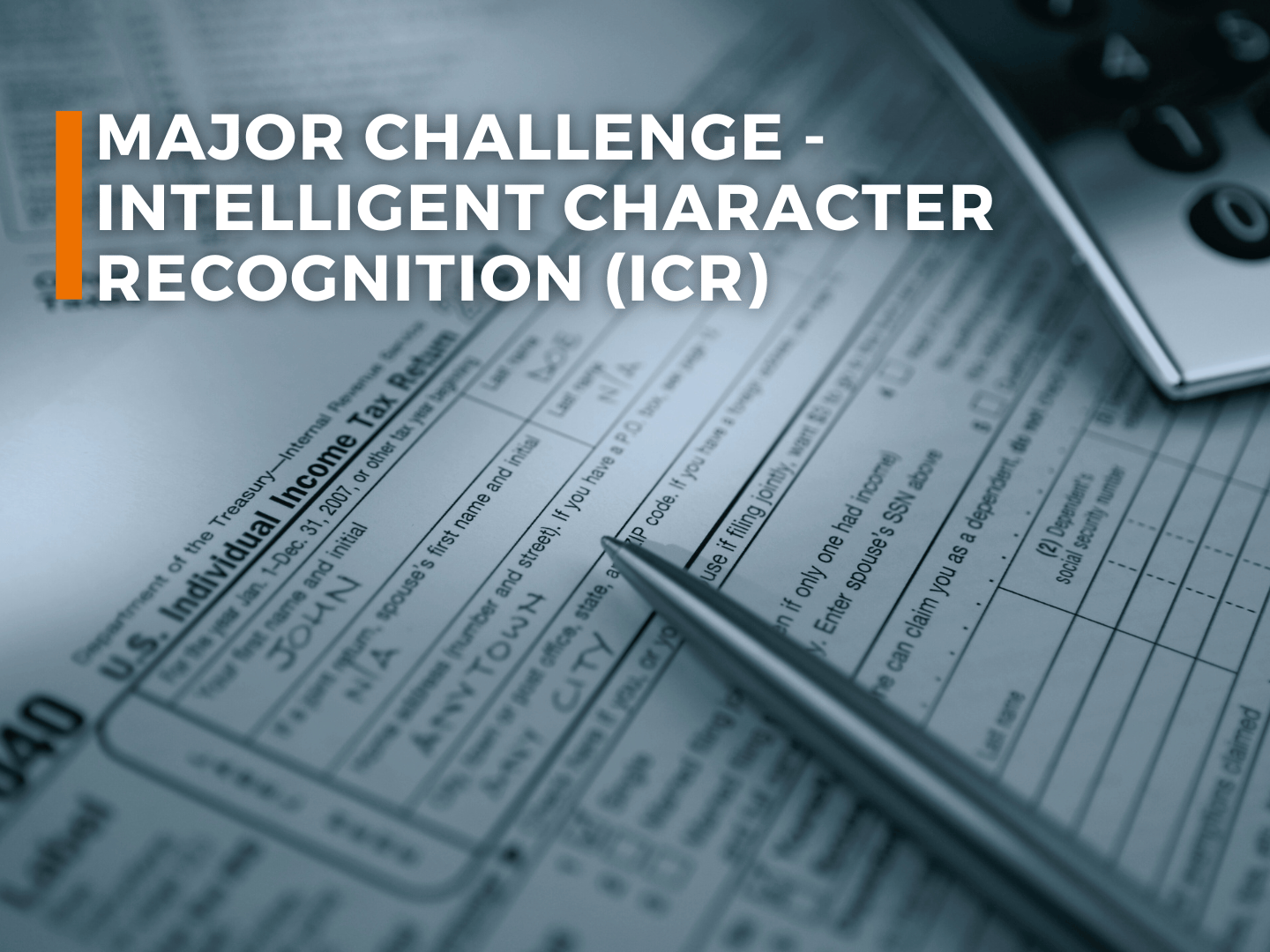 Herausforderung - Intelligent Character Recognition (ICR)
