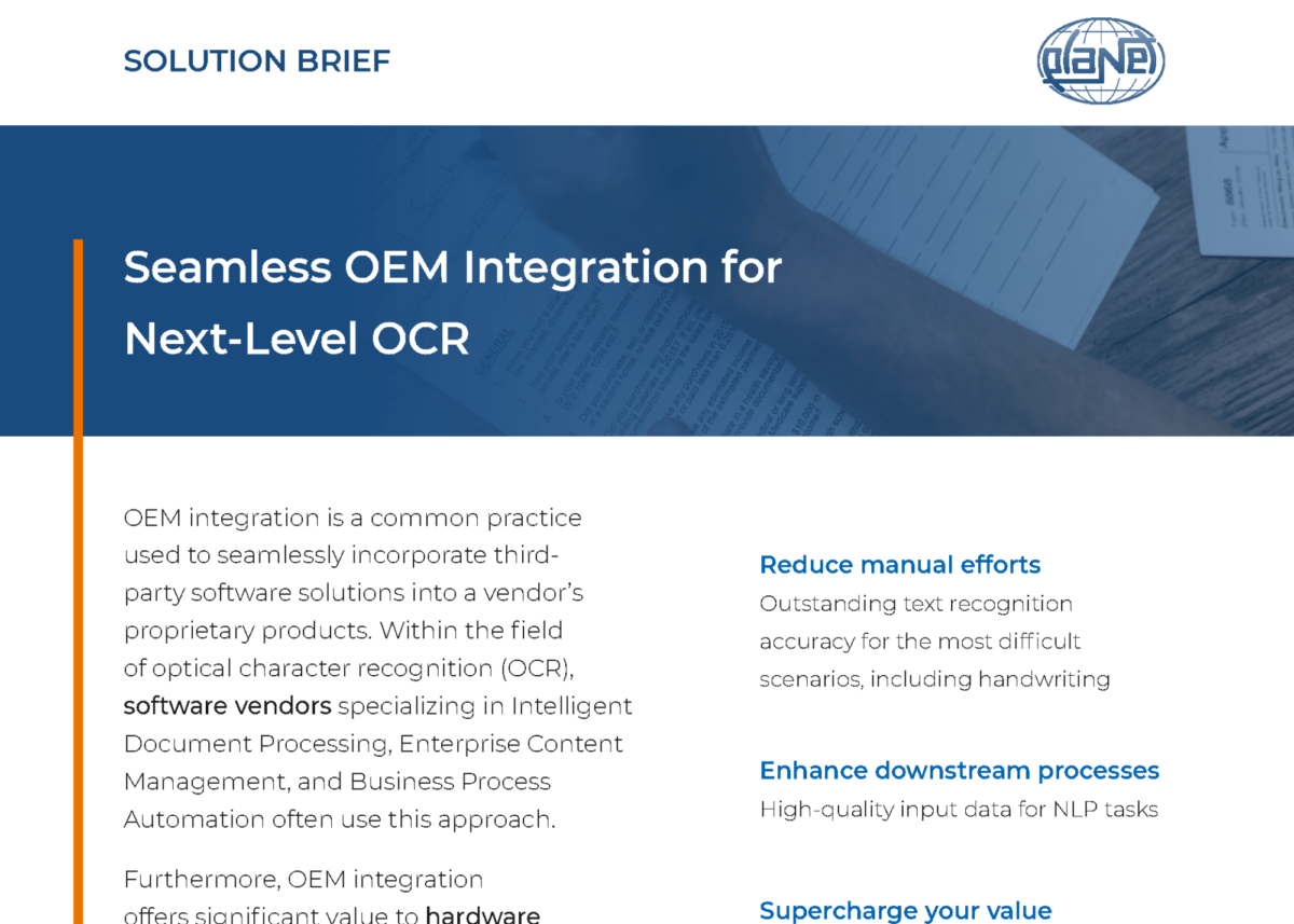 OEM Integration | PLANET AI