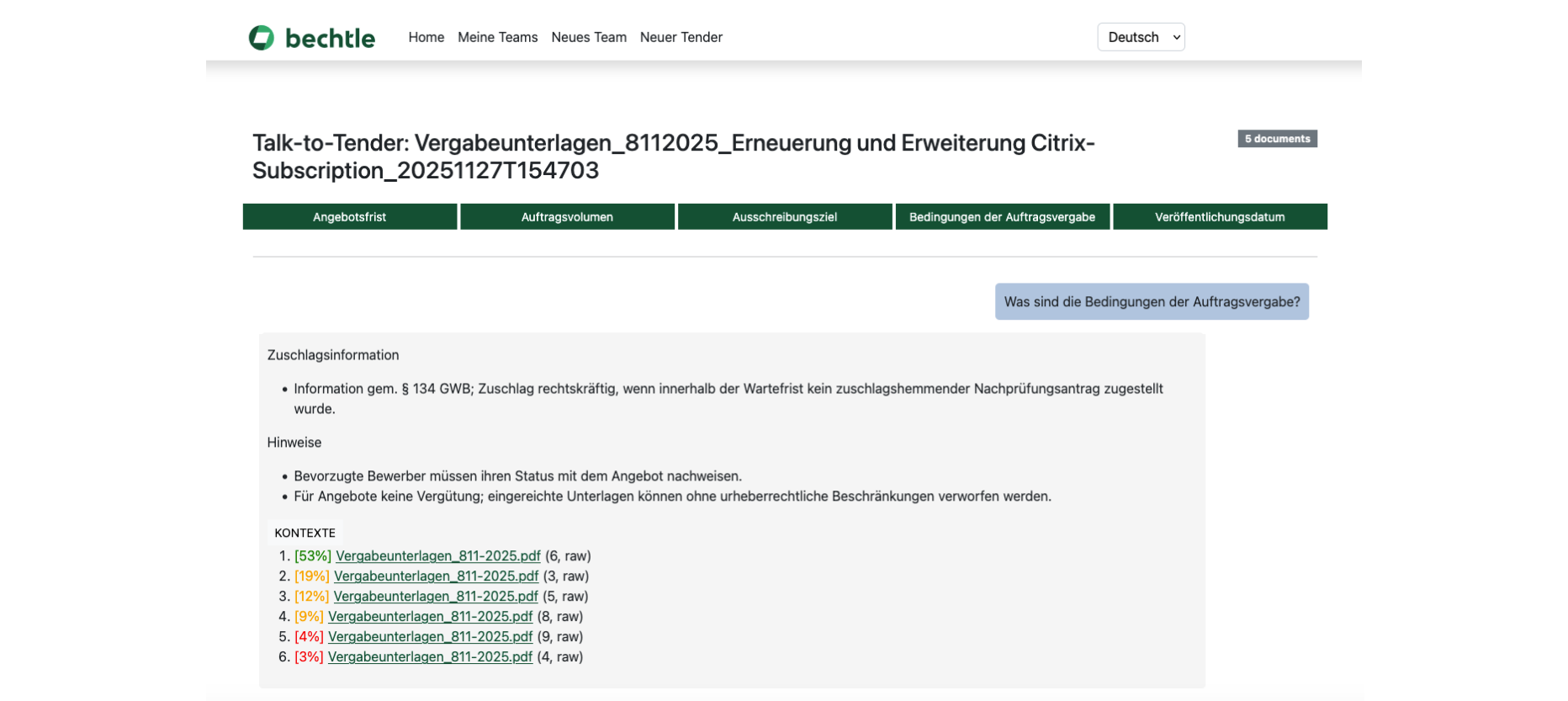 Talk to Tender 1 Talk to Tender